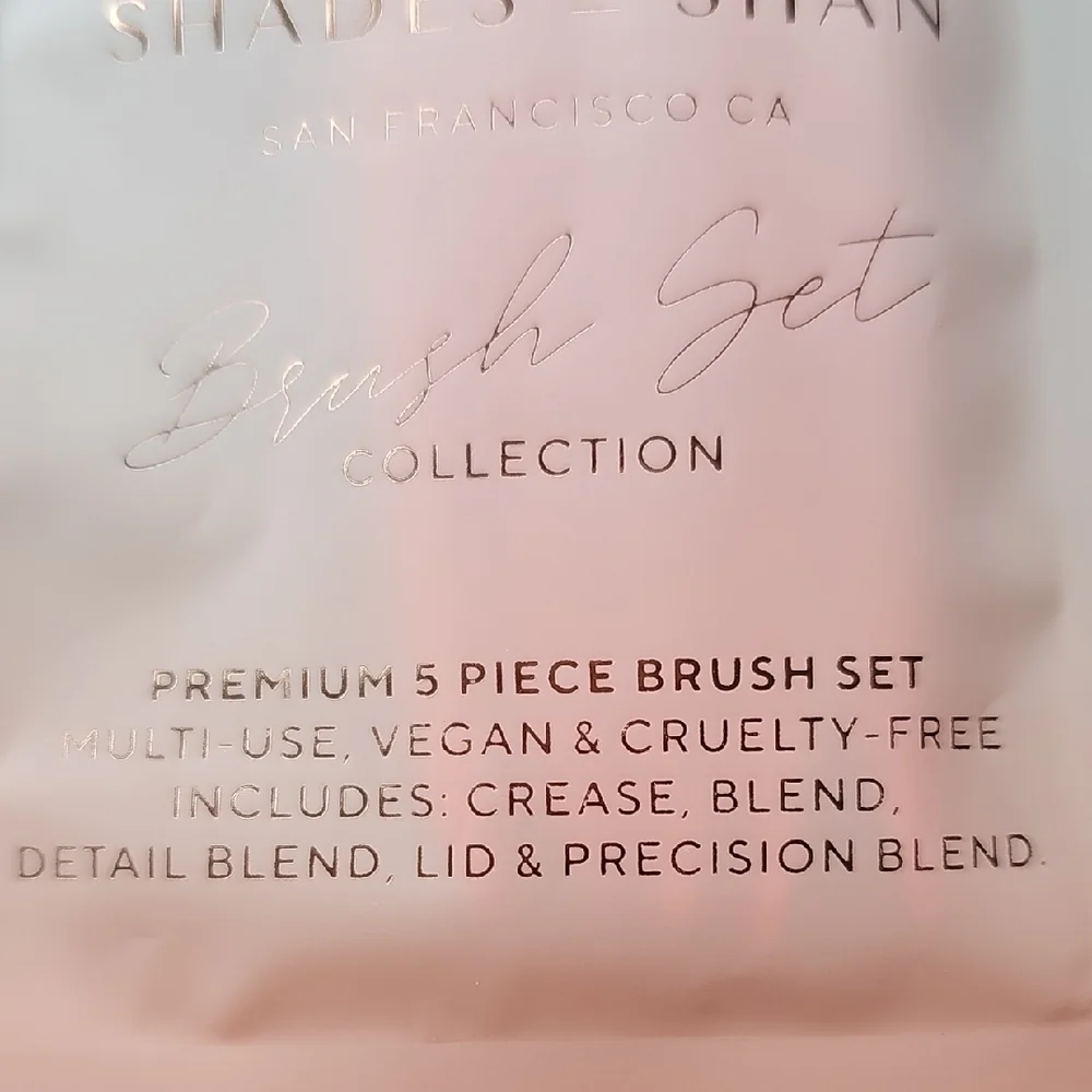 New Shades by Shan White Multi Use Eye Brush Set - 5 Piece